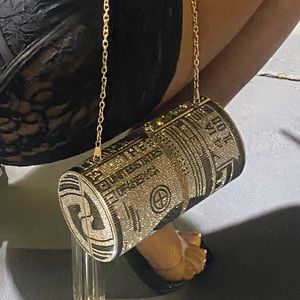 rhinestone money purse